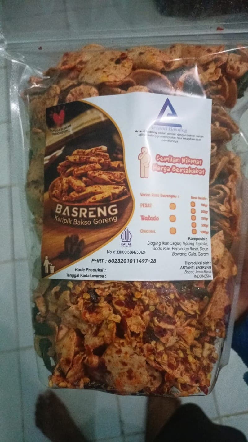 Basreng Pedas Manis